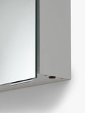 John Lewis Ariel single mirrored illuminated bathroom cabinet H72xW50xD17.5cm, UK version