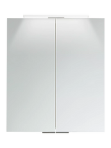 John Lewis John Lewis Ariel Double Mirrored and Illuminated Bathroom Cabinet H70 x W60 x D13cm- Buy online at McGrocer