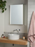 John Lewis mirrored illuminated bathroom cabinet H70xW50xD13cm - British product