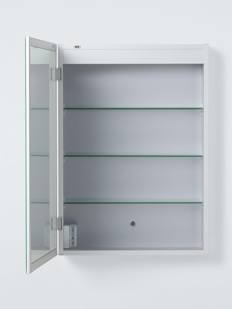 John Lewis Aspect mirrored illuminated bathroom cabinet H70cm, UK version