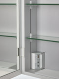 John Lewis Aspect mirrored illuminated bathroom cabinet H70cm, UK version