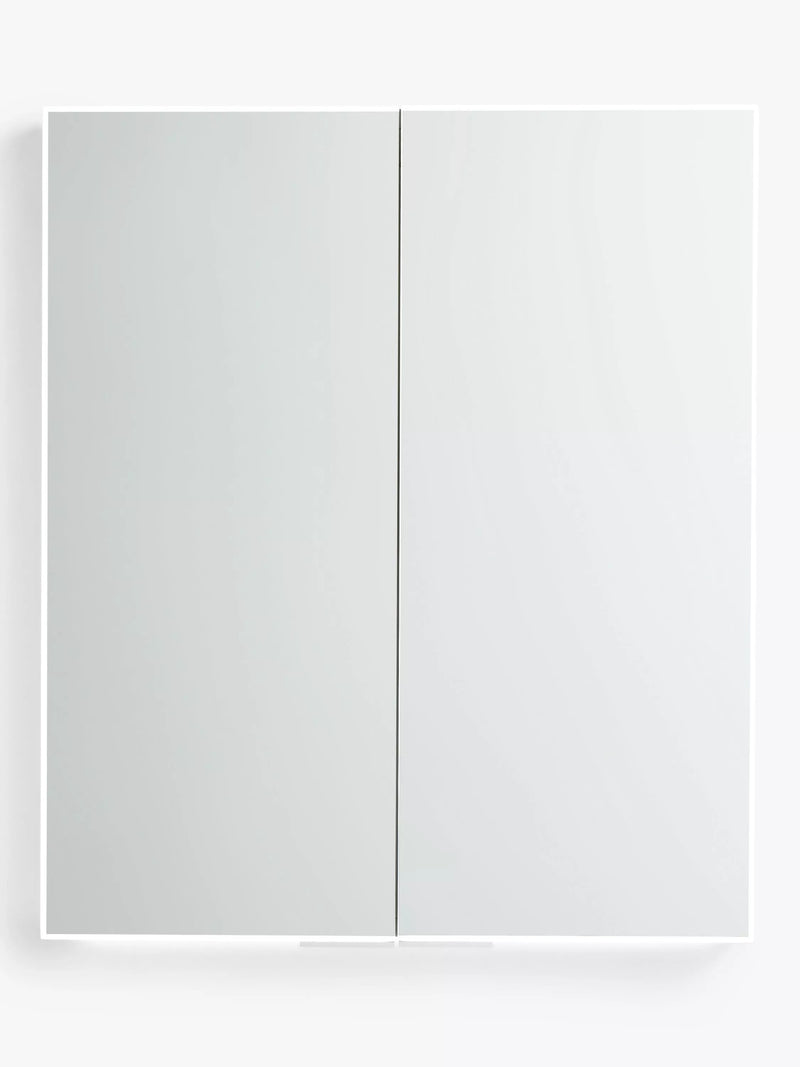 John Lewis Aspect double mirrored illuminated bathroom cabinet (British brand)