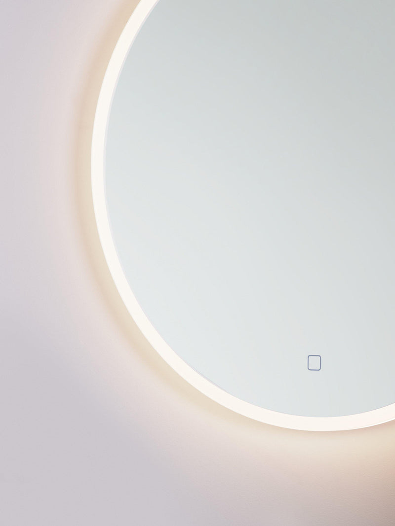 John Lewis Aura round illuminated bathroom mirror 60cm (British brand)