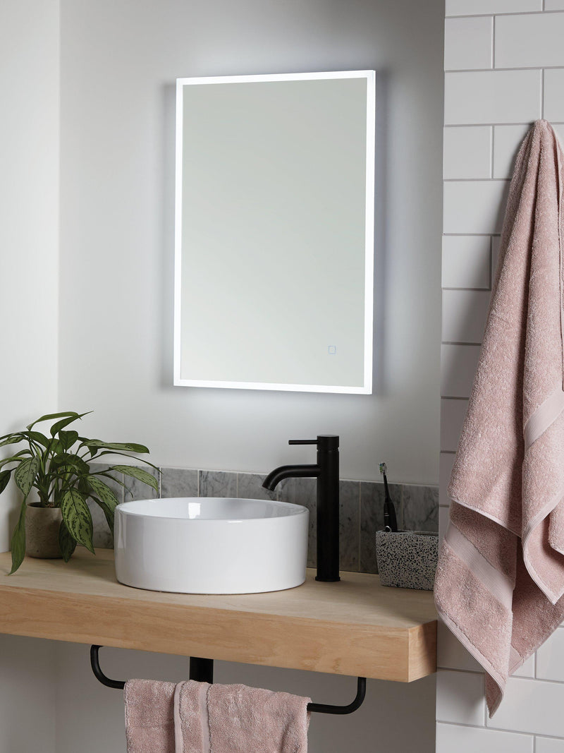 John Lewis Aura illuminated bathroom mirror (British brand)