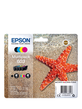 John Lewis Epson Starfish 603 Inkjet Printer Cartridge Multipack, Pack of 4- Buy online at McGrocer