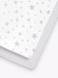 Snüz Baby Star Sheets White Grey 2pc set (British brand)