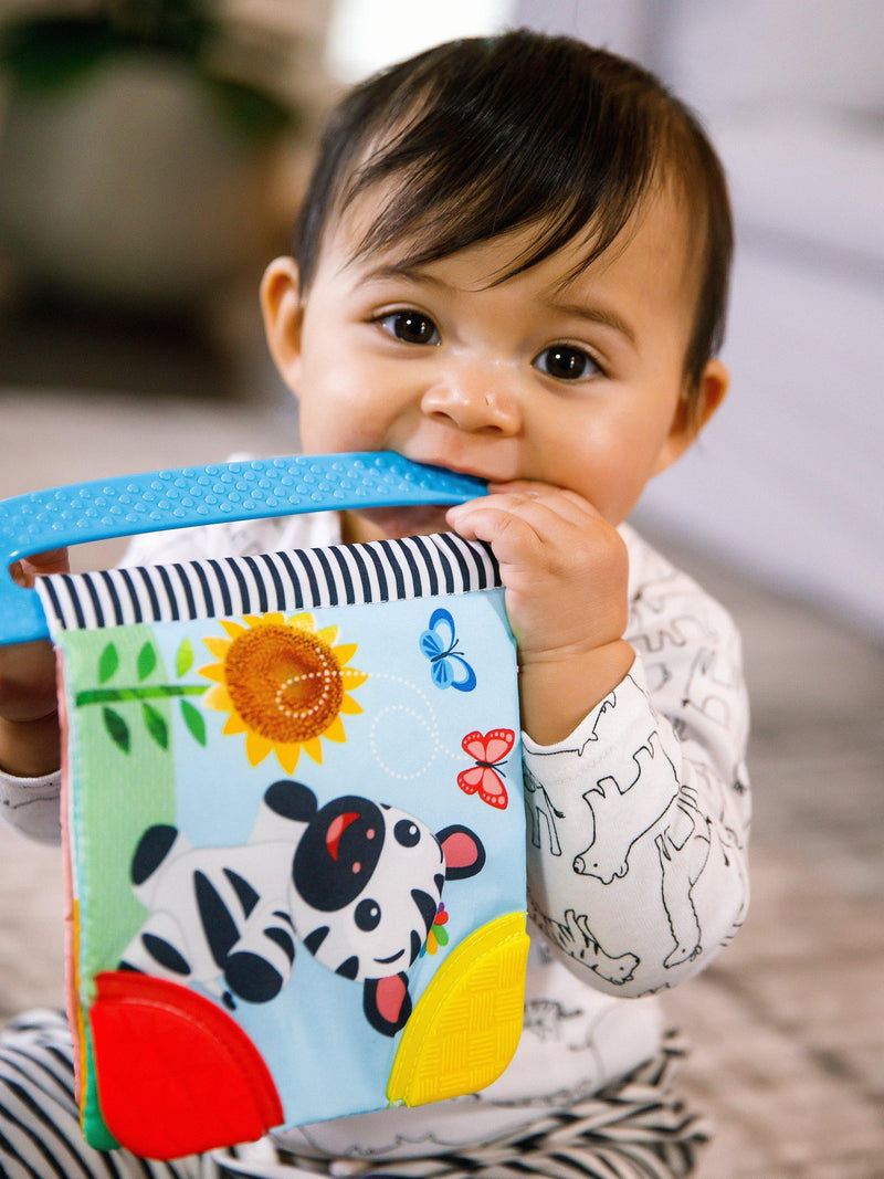 Baby Einstein Curious Explorers soft teether book - British product