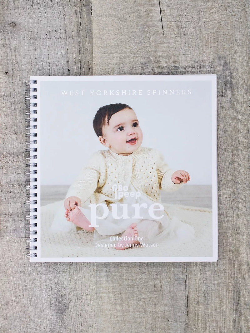 West Yorkshire Spinners Bo Peep Pure knitting pattern book, UK version