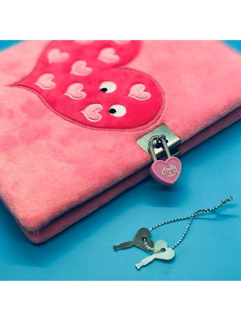 Snuggly lockable journal with furry cover (British brand)