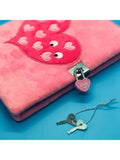 Snuggly lockable journal with furry cover (British brand)