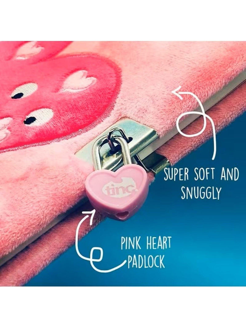Snuggly lockable journal with furry cover (British brand)