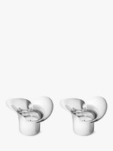 John Lewis Georg Jensen Bloom Botanica Tealight Holders, Set of 2- Buy online at McGrocer