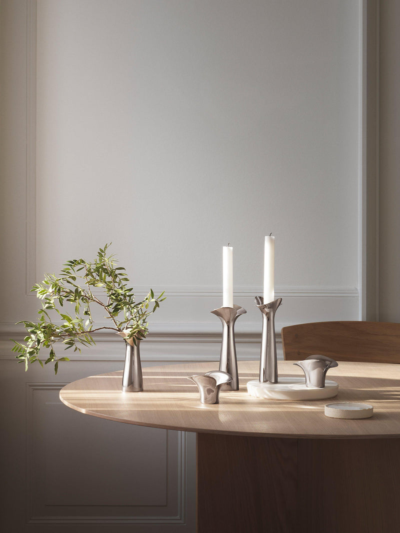 Georg Jensen Bloom Botanica tealight holders H7cm (British brand)