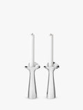 Georg Jensen stainless steel candlesticks Set of 2 20cm, UK version