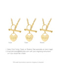 IBB 9ct gold heart charm bracelet imported from the UK