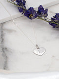 IBB sterling silver heart pendant necklace, UK version
