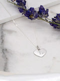 IBB sterling silver heart pendant necklace, UK version