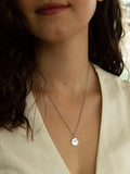 IBB personalised star sign pendant necklace silver cubic zirconia (British brand)