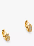 Kate Spade New York mini hoop pave earrings (British brand)