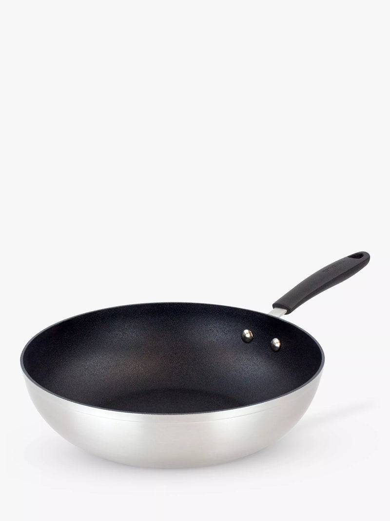 Eaziglide non-stick open wok 28cm silver, UK version