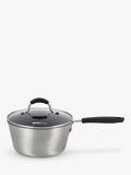 Eaziglide non-stick saucepan set with glass lids, 3 piece - British product