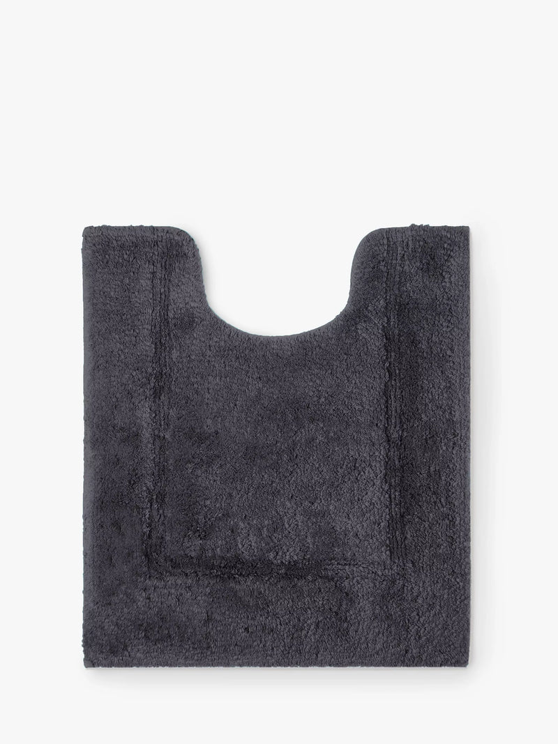 John Lewis Micro-Fresh Deep Pile Cotton Pedestal Mat 50x55cm