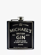 John Lewis Treat Republic Personalised Vintage Gin Hip Flask 170ml- Buy online at McGrocer