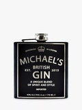 Treat Republic personalised vintage gin hip flask 170ml (British brand)