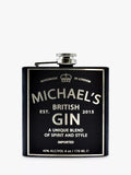 Treat Republic personalised vintage gin hip flask 170ml (British brand)