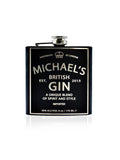 Treat Republic personalised vintage gin hip flask 170ml (British brand)
