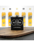 Treat Republic vintage whiskey hip flask 170ml (British brand)