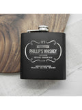 Treat Republic vintage whiskey hip flask 170ml (British brand)