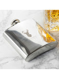 Treat Republic personalised stag stainless steel hip flask 170ml (British brand)