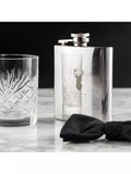 Treat Republic personalised stag stainless steel hip flask 170ml (British brand)