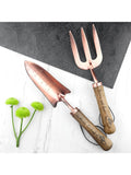 Treat Republic copper trowel and fork set (British brand)