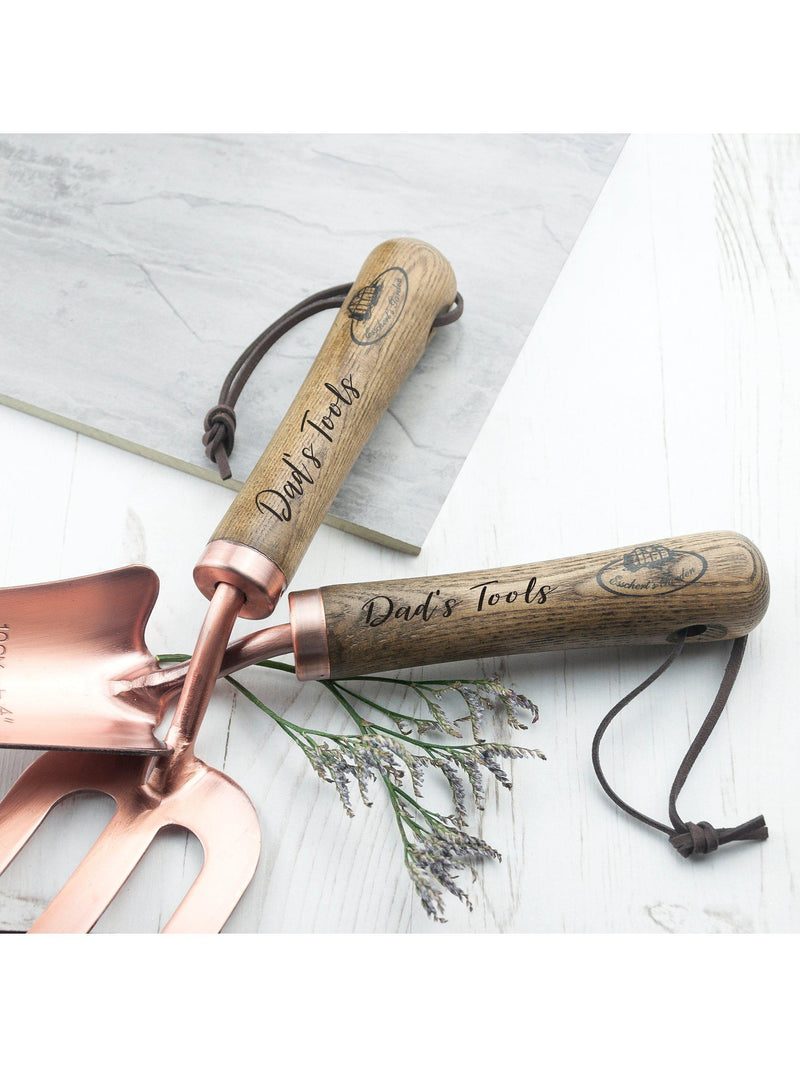 Treat Republic copper trowel and fork set (British brand)
