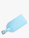 Treat Republic personalised leather luggage tag, UK version