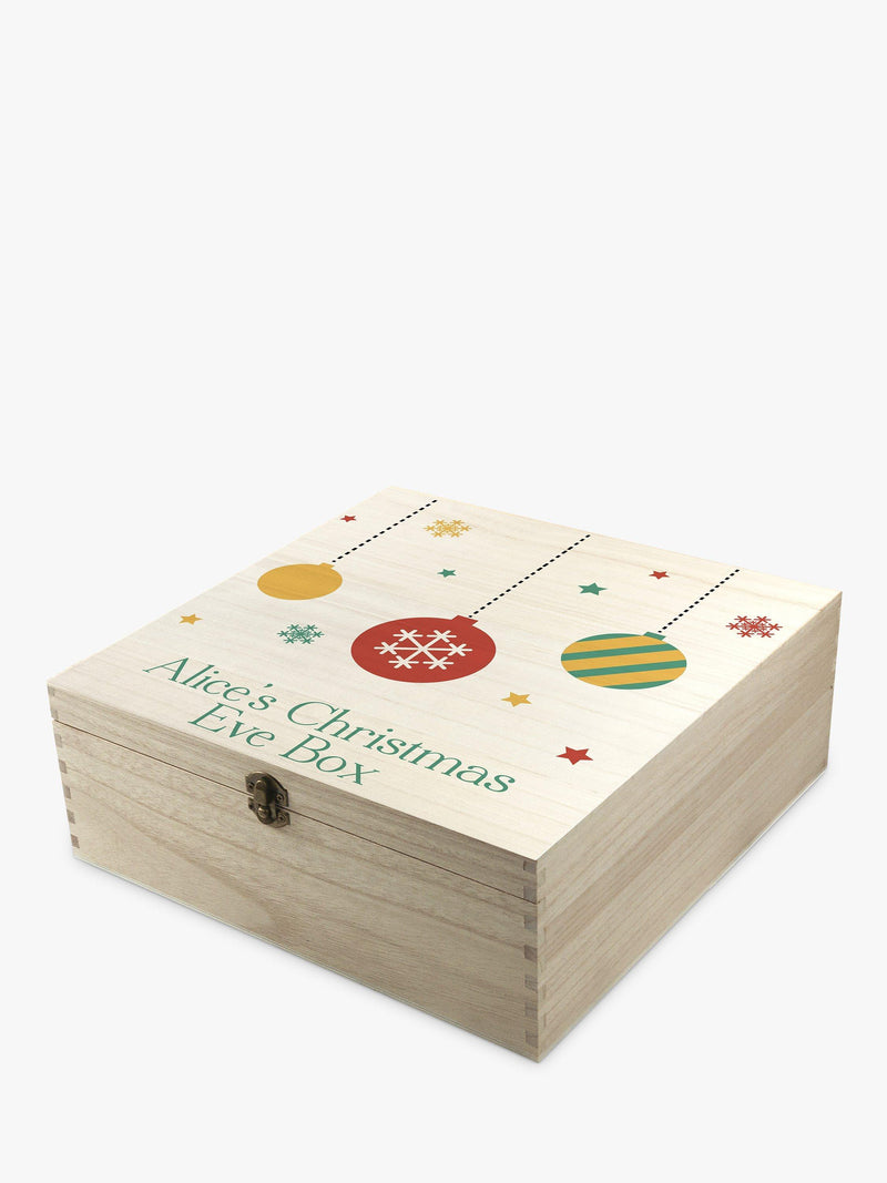 Treat Republic Personalised Baubles Christmas Eve Box (British brand)
