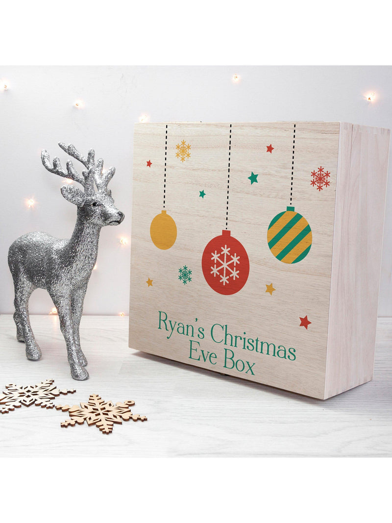 Treat Republic Personalised Baubles Christmas Eve Box (British brand)