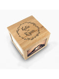 Treat Republic personalised oak photo keepsake box for 15x10cm photos (British brand)