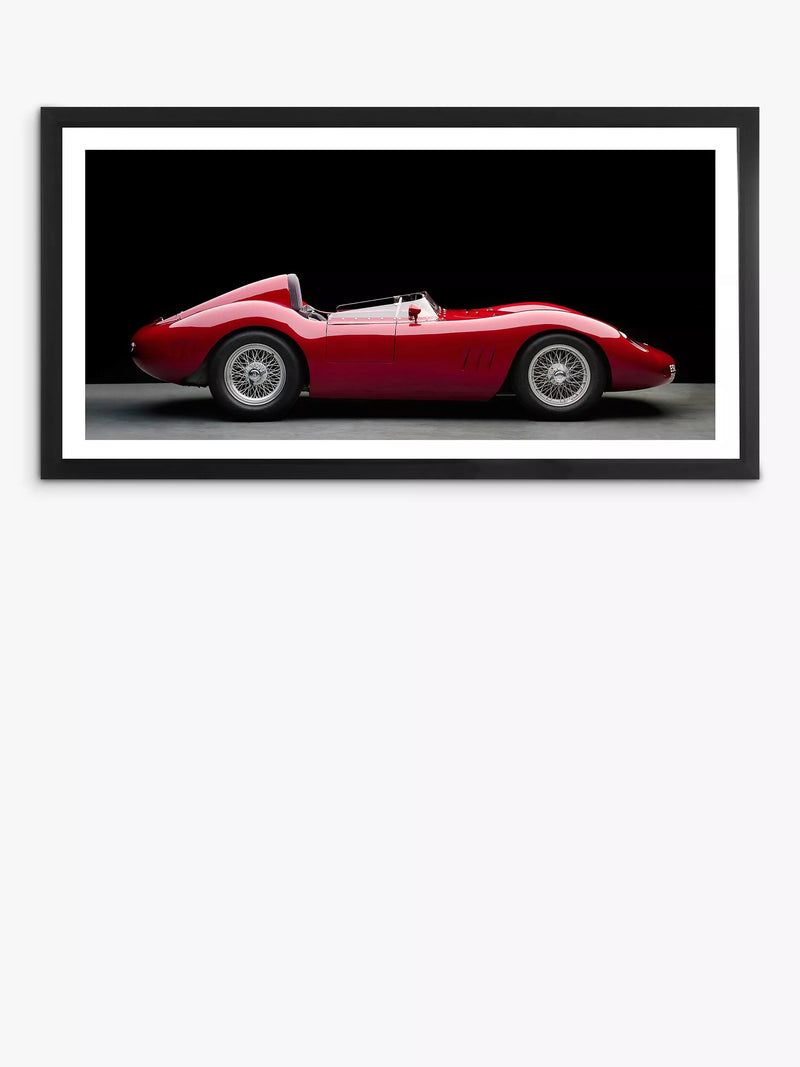 Brookpace Lascelles framed print of Maserati 250S Fantuzzi 51x101.5cm (British brand)