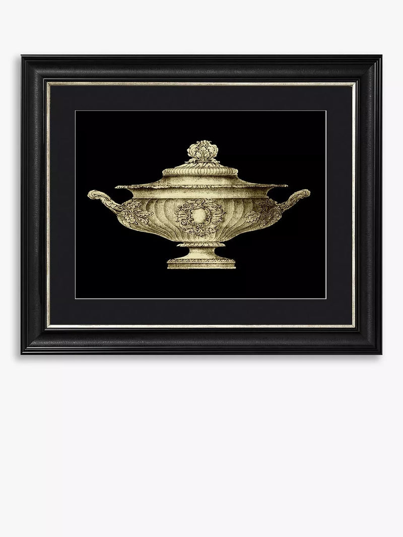 Brookpace Lascelles Garden Antiquities framed print 50x60cm, imported from the UK