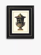 John Lewis Brookpace Lascelles Antonio Clementino Urn II Framed Print and Mount, 60 x 50cm, Black- Buy online at McGrocer