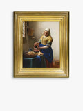 Brookpace Lascelles The Milkmaid framed canvas 35x30cm (British brand)