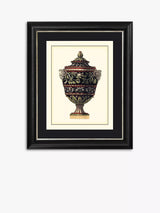 John Lewis Antonio Clementino Urn I Framed Print Mount Black Framed Wall Art 60 x 50cm- Buy online at McGrocer