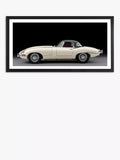 Brookpace Lascelles Jaguar E-Type framed print 51x101.5cm, imported from the UK