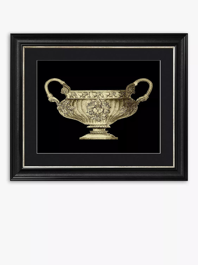 Brookpace Lascelles Garden Antiquities framed print 50x60cm, imported from the UK