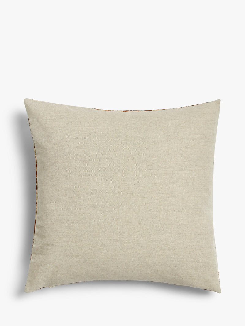 Morris and Co Sunflower cushion Vellum Saffron 50cm, UK version