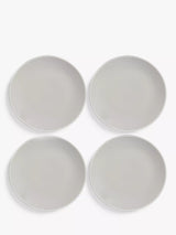 John Lewis John Lewis Puritan Stoneware Dinner Plates, Set of 4, 27.8cm- Buy online at McGrocer