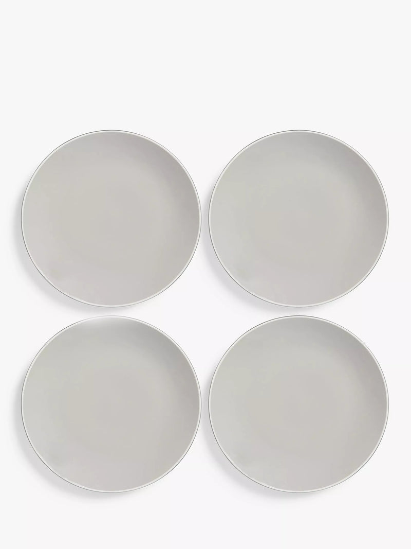 John Lewis Puritan stoneware dinner plates set of 4 27.8cm, UK version